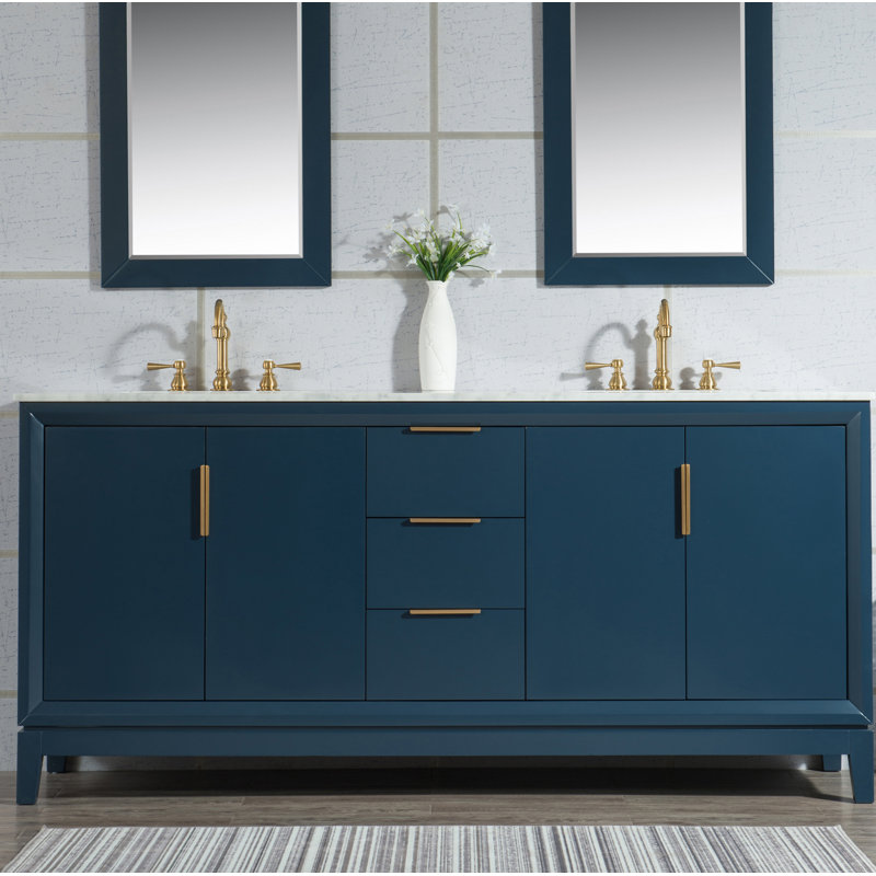 Ivy Bronx Tappahannock 72" Double Bathroom Vanity Set & Reviews Wayfair